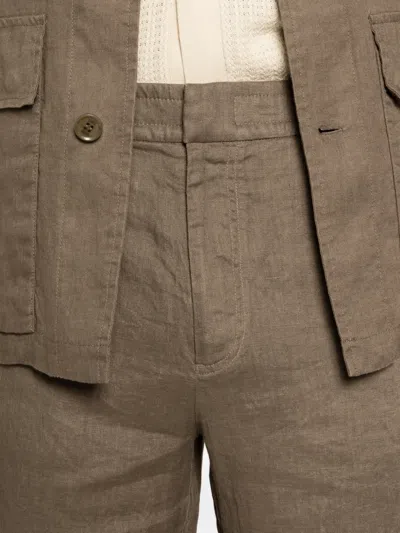 Duno Elasticated Trousers In Brown