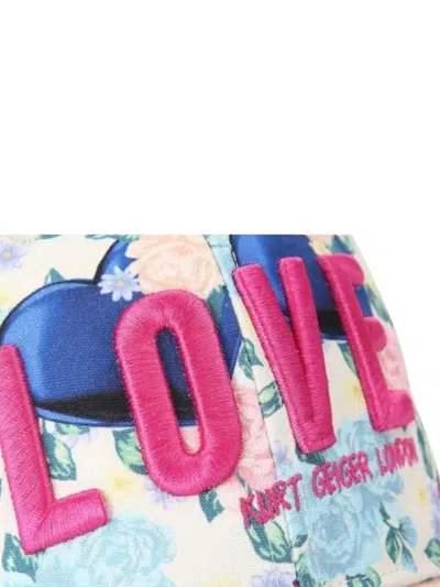 Kurt Geiger Floral-patterned Baseball Cap In Multi