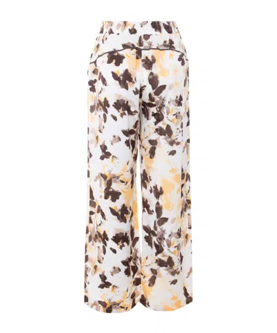 Liu •jo Liu Jo Drawstring Wide Leg Trousers In Multi
