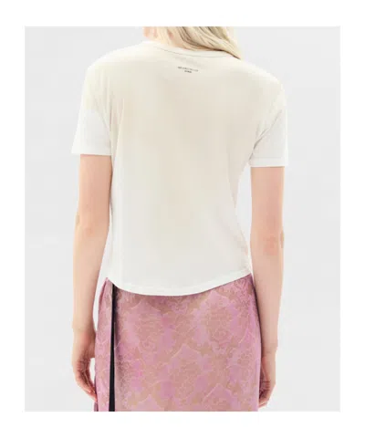 Ann Demeulemeester Floor Micro T-shirt In Neutral