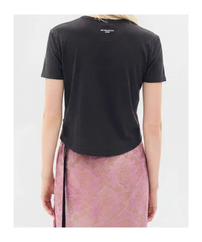 Ann Demeulemeester Floor Micro T-shirt In Blue