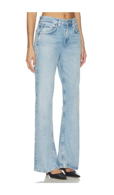 Agolde Kick Boot Jeans In Black