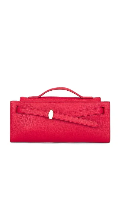 Veronica Beard Dash Clutch In Red