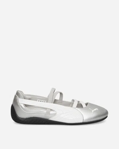 Puma Speedcat Ballet Metallic Women S Shoes In Silver