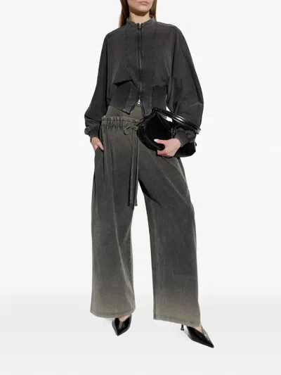 Knwls Drawstring Trousers In Gray