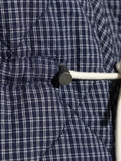 Rethinkit Studios Quilted-design Jacket In Blue