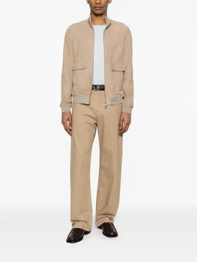 Duno Pocket Zip Coat In Multi