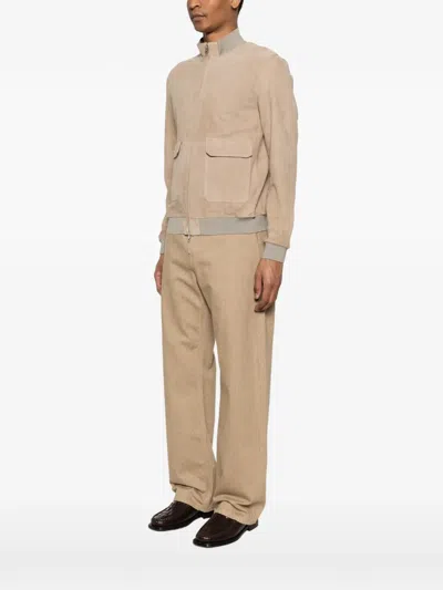 Duno Pocket Zip Coat In Multi