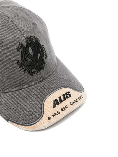 A.li.ás Embroidered Cap In Gray