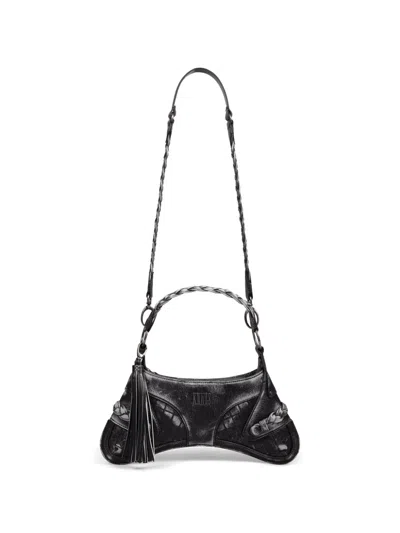 Knwls Rounded Strap Shoulder Bag In Black