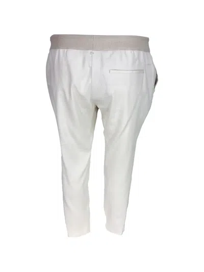Lorena Antoniazzi Drawstring Trousers In White