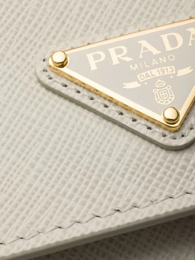 Prada Saffiano Leather Mini-bag In Gray