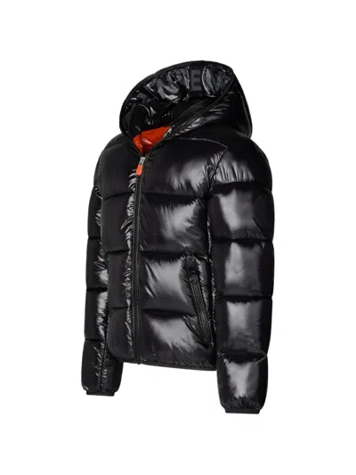 Save The Duck Hooded Puffer Jacket In Pattern