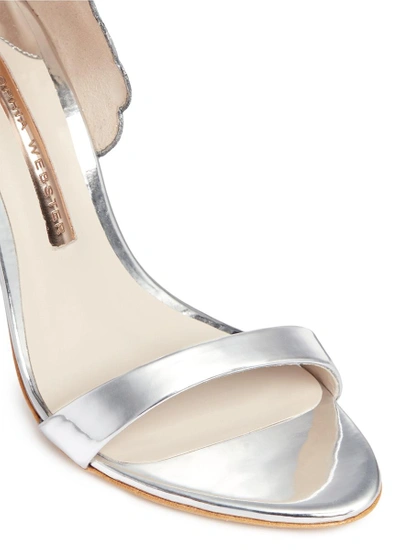 Shop Sophia Webster 'evangeline' 3d Glitter Angel Wing Mirror Leather Sandals