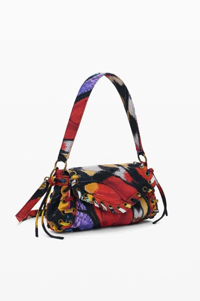 Desigual Medium Printed Bag In Multi