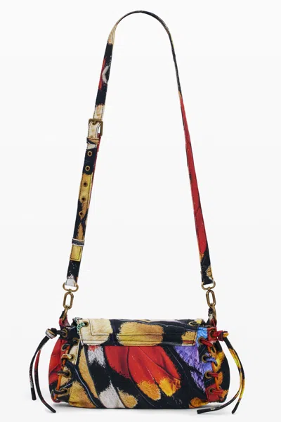Desigual Medium Printed Bag In Multi