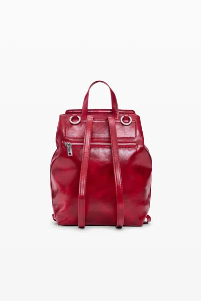 Desigual Small Backpack Logo In Red