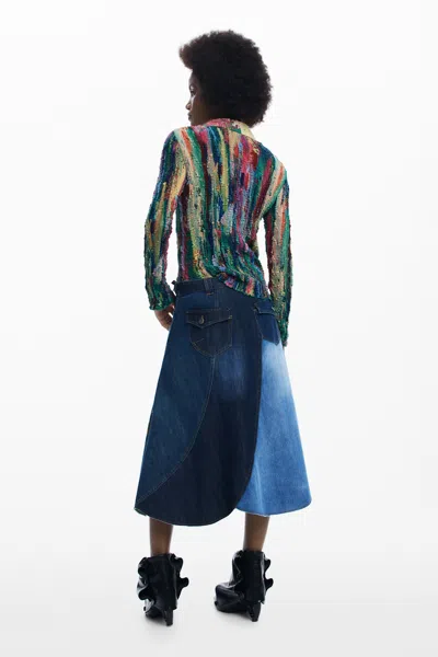 Desigual Multicolor Printed Shirt In Multi