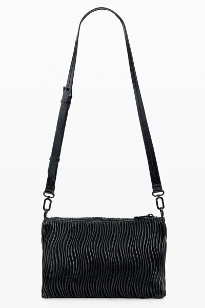 Desigual Medium Embossed Bag In Black
