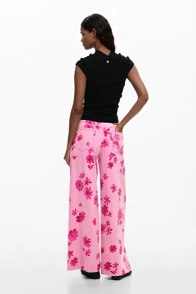 Desigual Basic Short-sleeved T-shirt In Black