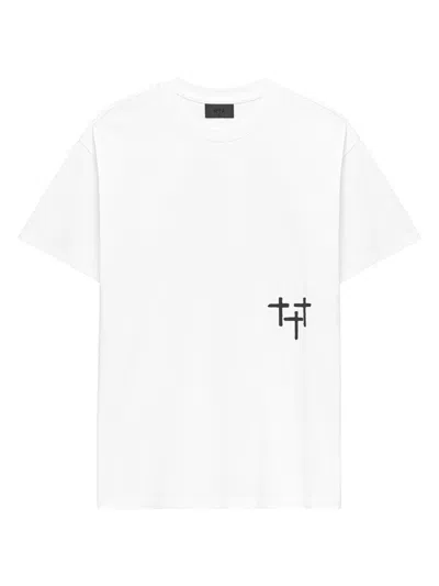 Rta Oversized Fit Graphic T-shirt In White