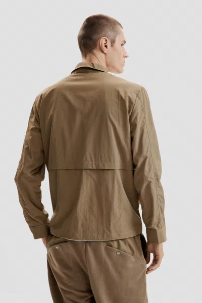 Desigual Technical Knit Jacket In Brown