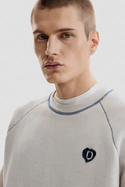 Desigual Basic Knit Sweatshirt In White