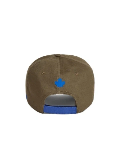 Dsquared2 Boxer Baseball Cap In Brown