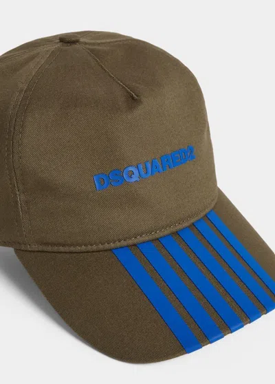 Dsquared2 Boxer Baseball Cap In Brown