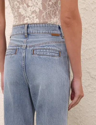 Zimmermann Belt Loop Jeans In Blue