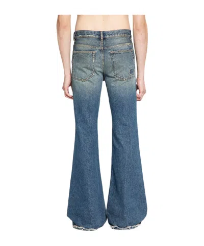Ann Demeulemeester Belt Loop Jeans In Blue