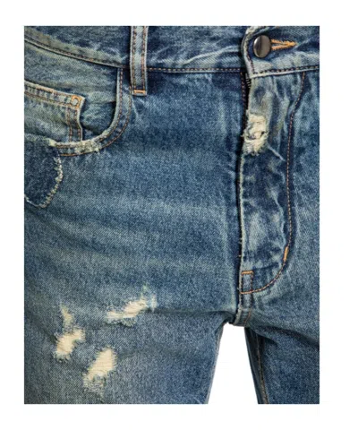 Ann Demeulemeester Belt Loop Jeans In Blue