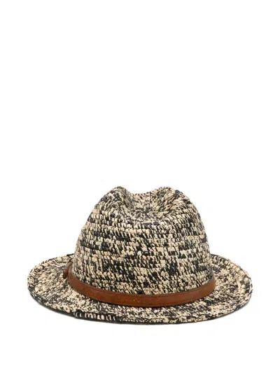 Ibeliv Two-tone Raffia Hat In Multi