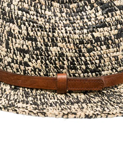 Ibeliv Two-tone Raffia Hat In Multi