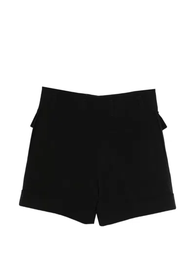 Lanvin Belt-loop Cargo Shorts In Black