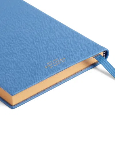 Smythson Soho Notebook In Blue