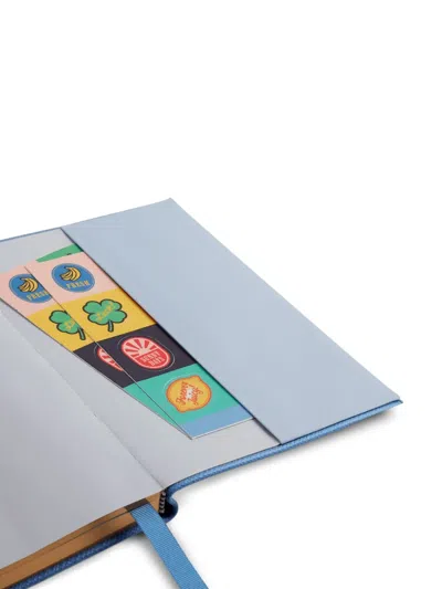 Smythson Soho Notebook In Blue