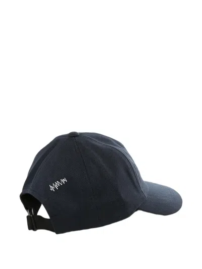 Ader Error Logo-print Hat In Blue