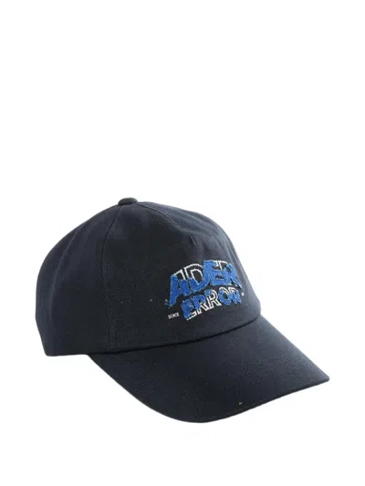 Ader Error Logo-print Hat In Blue