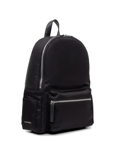 Orciani Laino Davis Zipped Backpack In Black