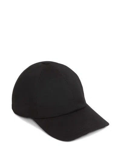 The Row Elasticated Hat In Black