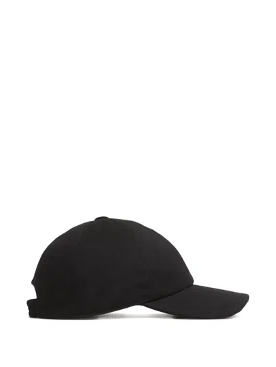 The Row Elasticated Hat In Black