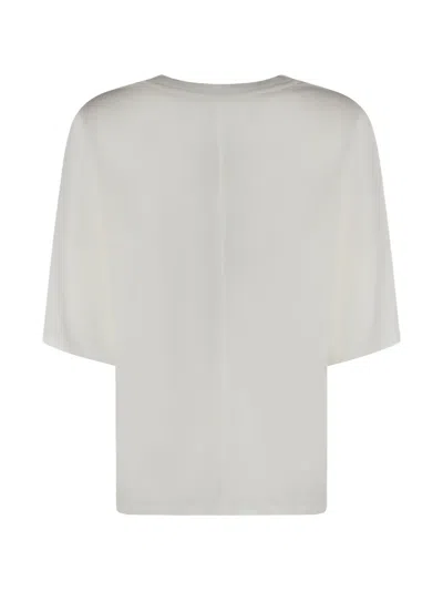 Thom Krom V-neck T-shirt In White
