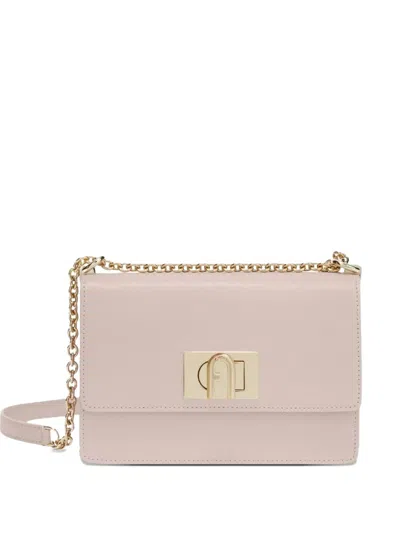 Furla 1927 Mini Leather Shoulder Bag Color Azalea In Pink