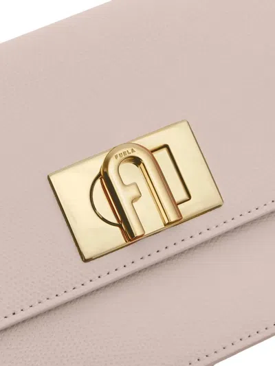 Furla 1927 Mini Leather Shoulder Bag Color Azalea In Pink