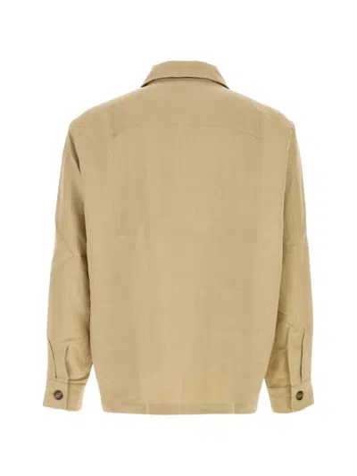 Le Kasha Jacket With Side Pockets In Neutral