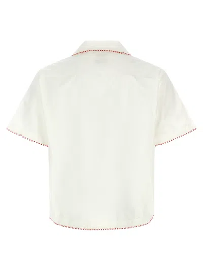 Bode Redbud Shirt In White