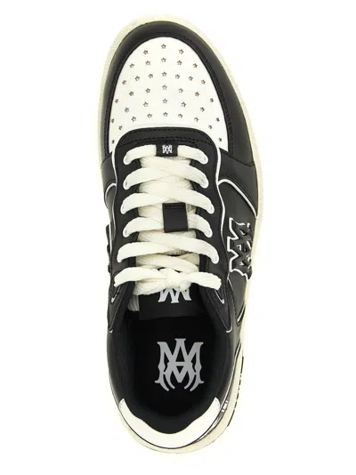 Amiri Vintage Leather Sneakers With Logo Details For Men In Black