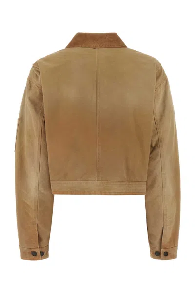Dsquared2 Dsquared Camel Denim Jacket In Brown