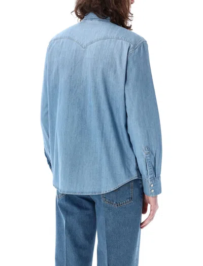 Levi's Barstow Western Standard Snap Front Shirt In Blue